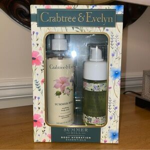 Crabtree & Evelyn Summer Hill Body Mist Spray Body Oil Gift Set